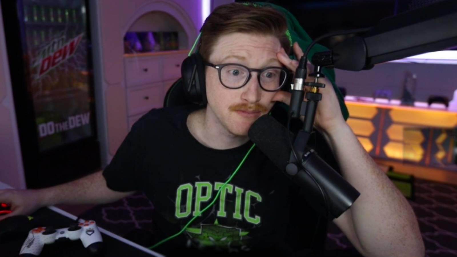 Scump Twitch stream adressing him having a Call of Duty skin in Modern Warfare 2