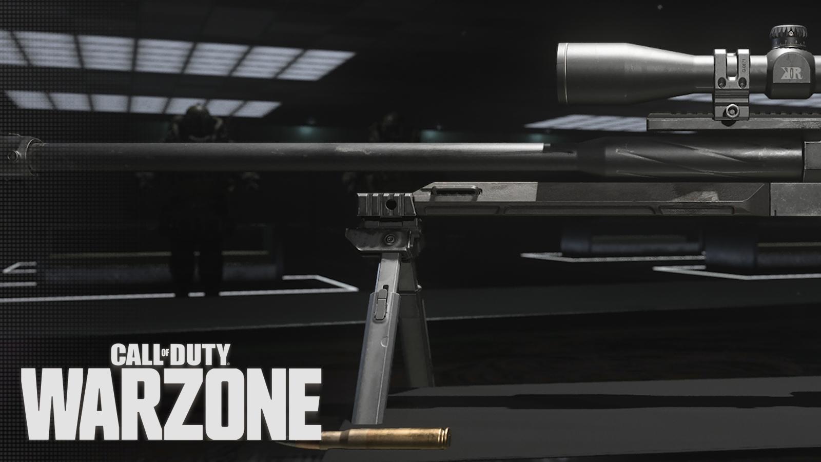 KATT-AMR sniper with Warzone logo.