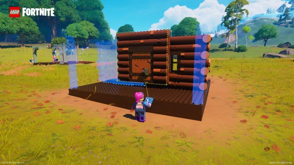 Building in LEGO Fortnite