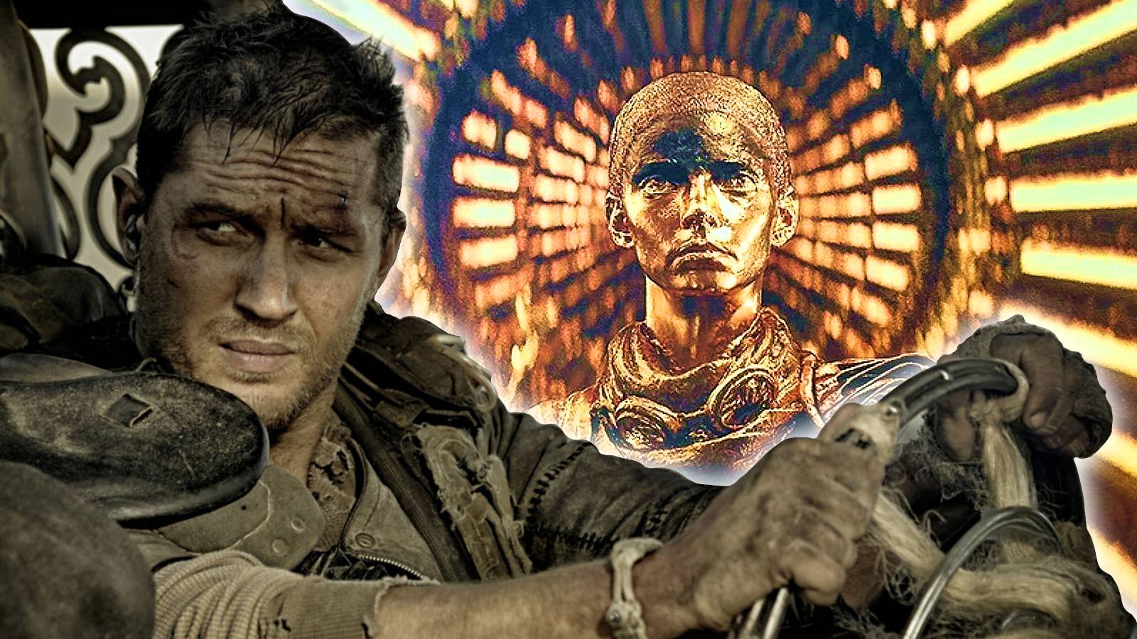 Tom Hardy as Mad Max and Anya Taylor-Joy as Furiosa