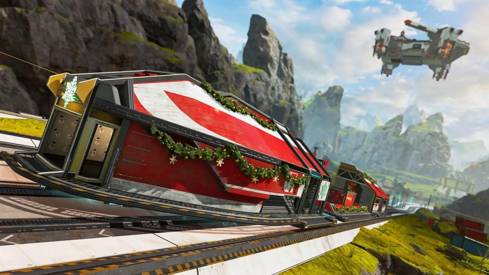 Winter Express train in Apex Legends