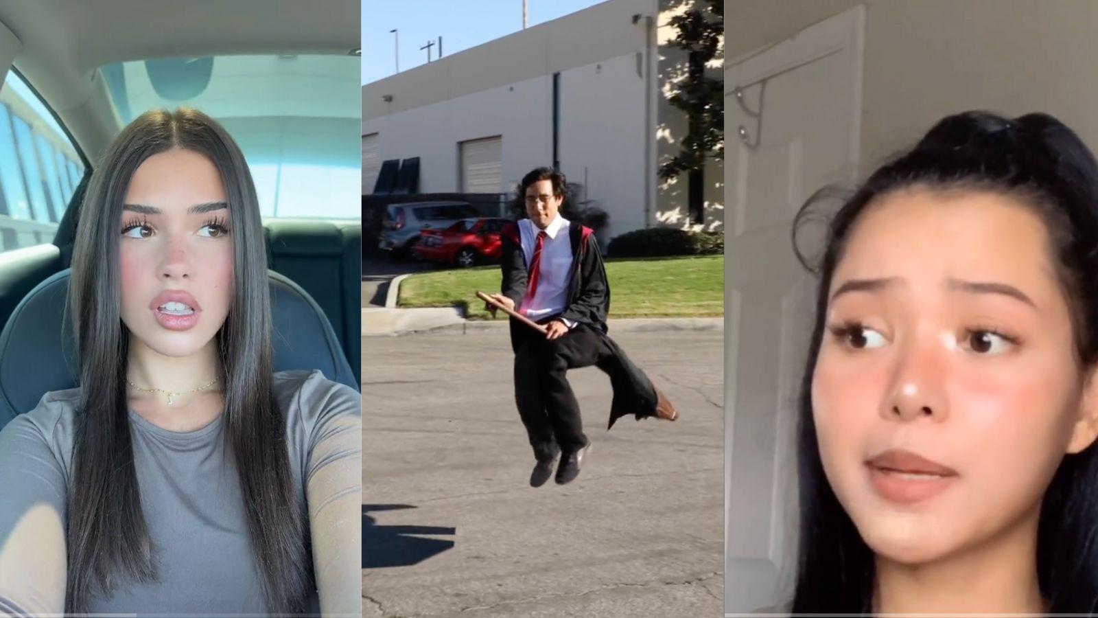 Leah Halton, Zach King, and Bella Poarch