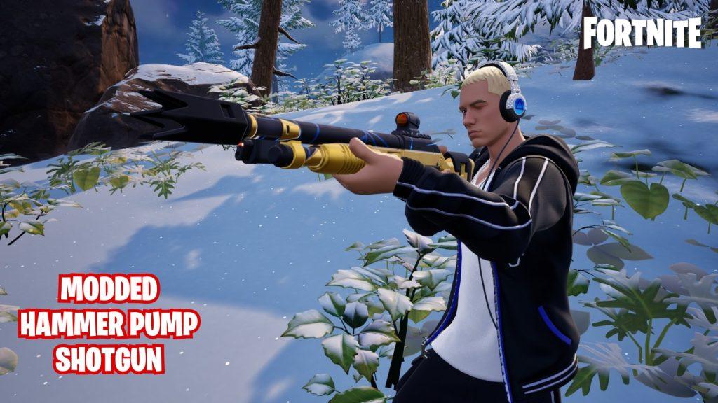 Modded Hammer Pump Shotgun in Fortnite