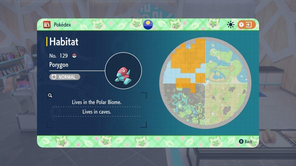 pokemon scarlet violet porygon location