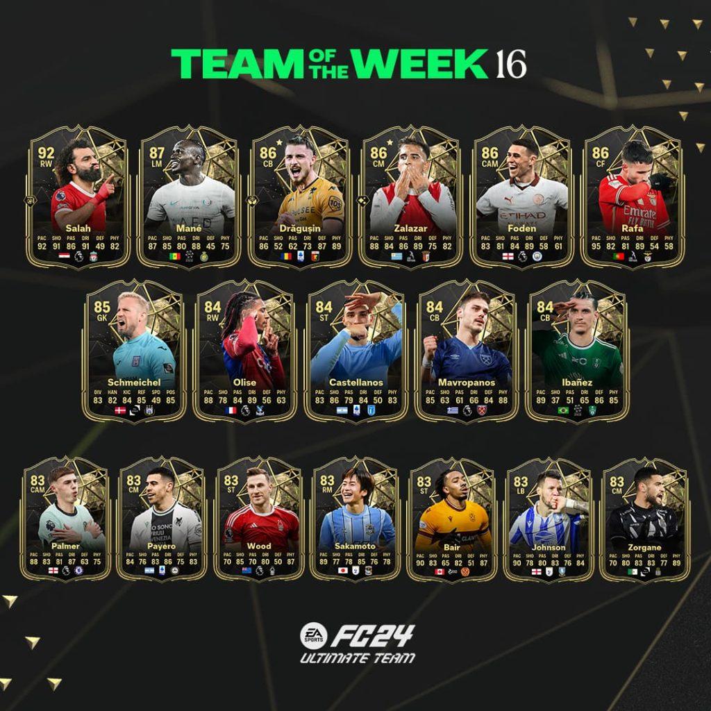 EA FC 24 TOTW 16