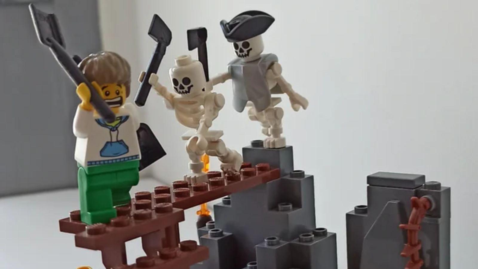 lego fortnite fan built set