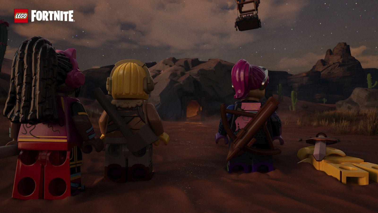 LEGO Fortnite caves