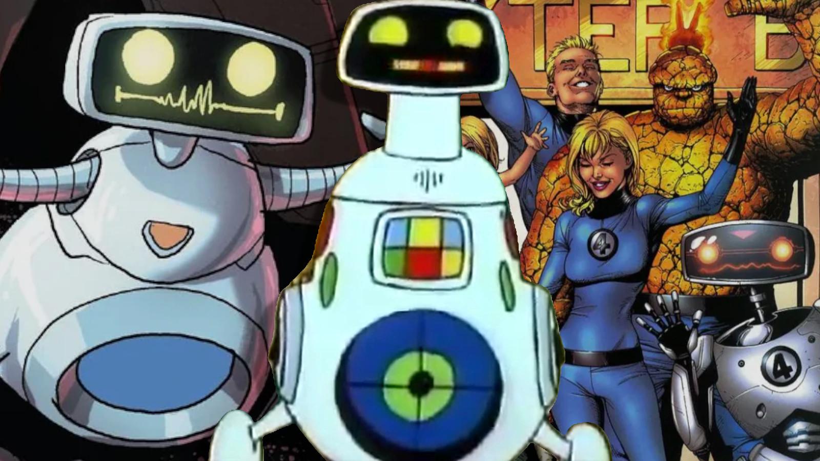 H.E.R.B.I.E. in Marvel Comics and The New Fantastic F our cartoon.