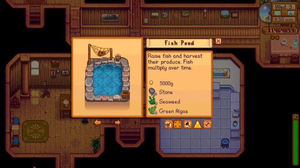 fish pond stardew valley