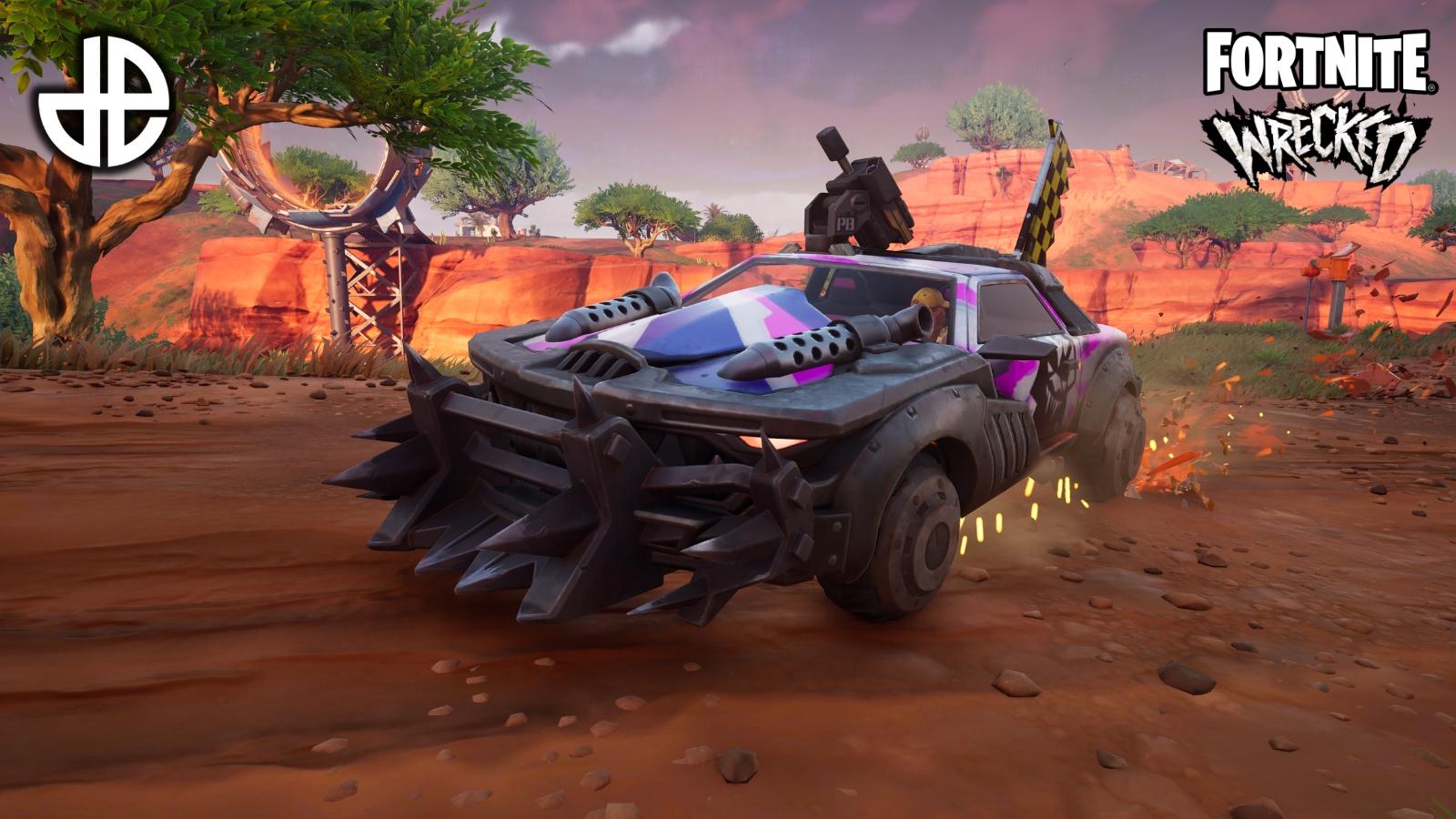 Ringmaster Scarr boss car in Fortnite