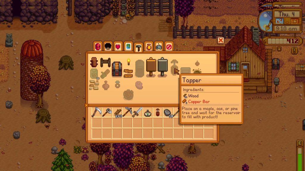 tapper stardew valley