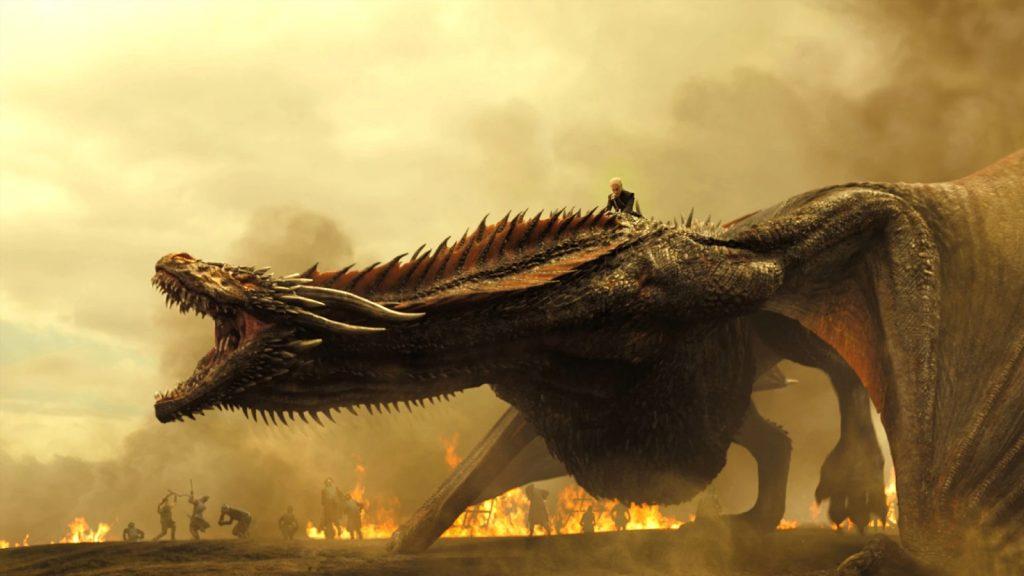 Drogon in Game of Thrones