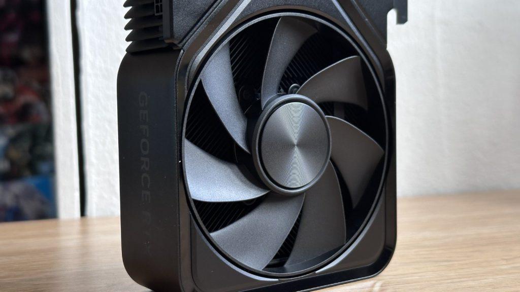 RTX 4070 Super fan close up