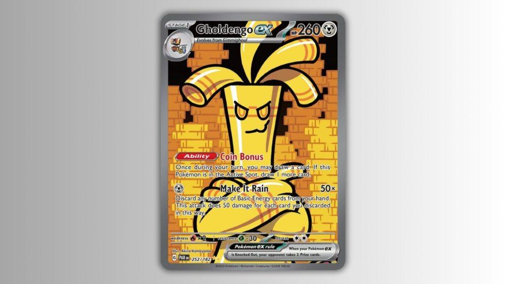 Gholdengo ex Pokemon TCG card from Paradox Rift