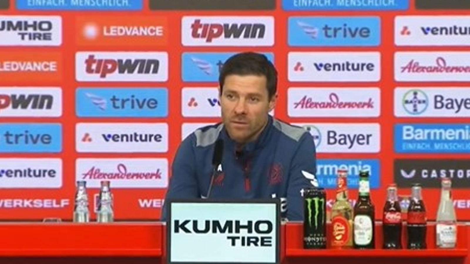 Bayer Leverkusen manager Xabi Alonso