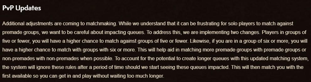 The post detailing upcoming PvP changes in Season of Discovery