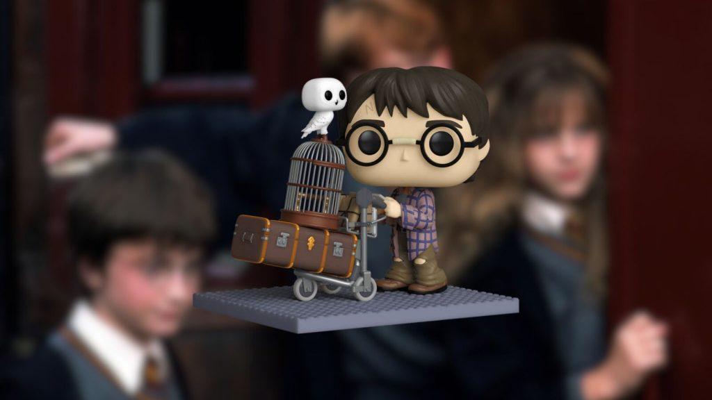 Funko Pop Deluxe Harry Potter Pushing Luggage Trolley