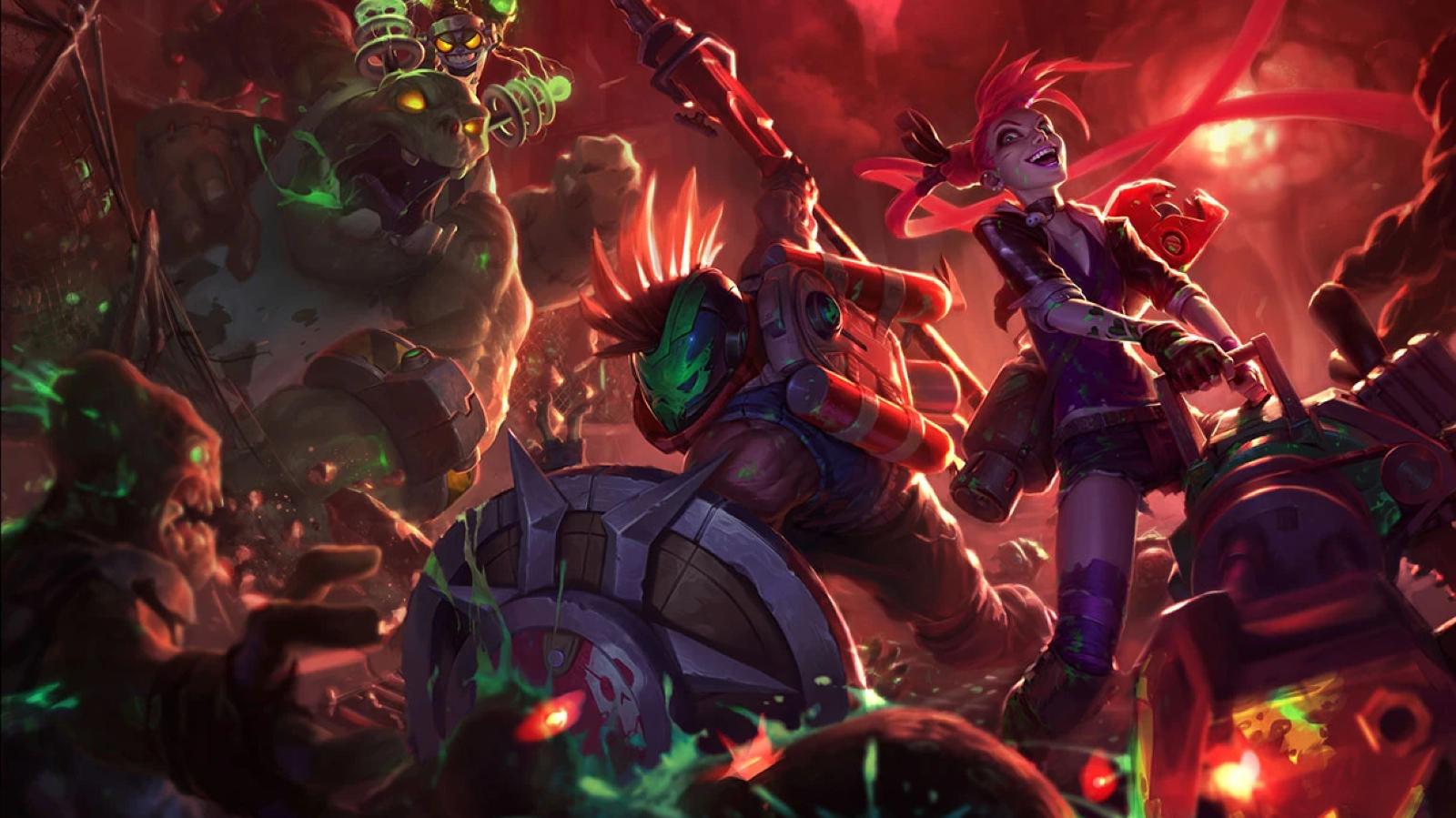 Zombie Slayer Jinx Splash Art