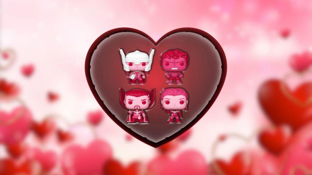 Pocket Pop! Marvel Valentines 4-Pack