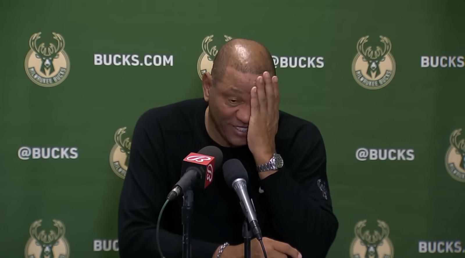 Social media roasts Milwaukee Bucks head coach Doc Rivers following abysmal start