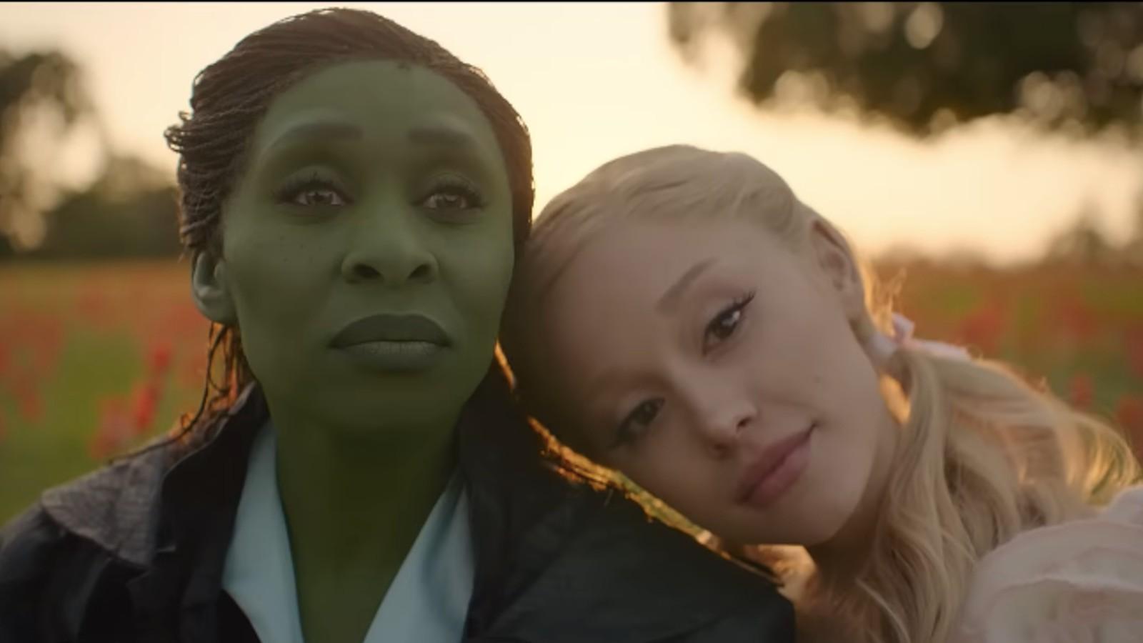 Cynthia Erivo and Ariana Grande in Wicked