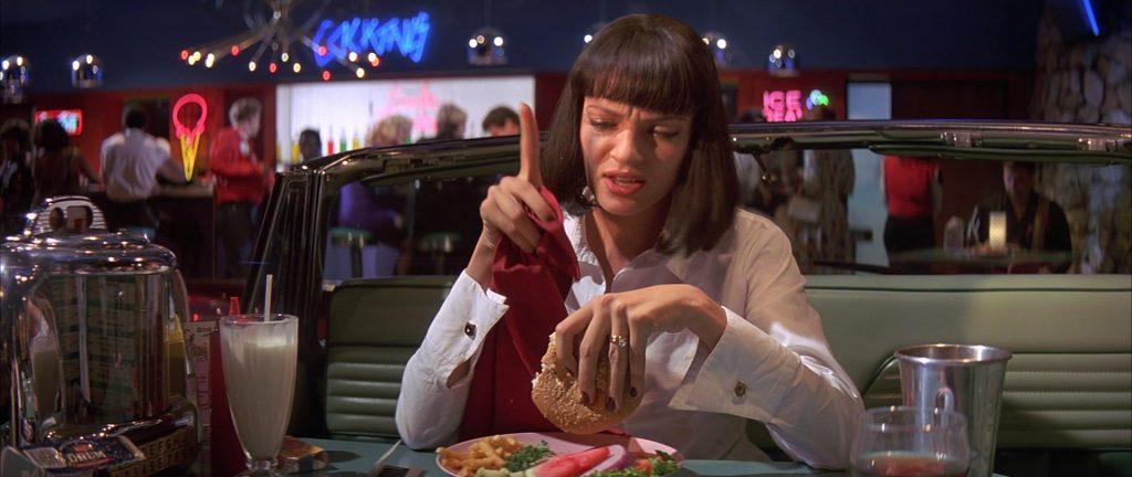 Uma Thurman in Pulp Fiction