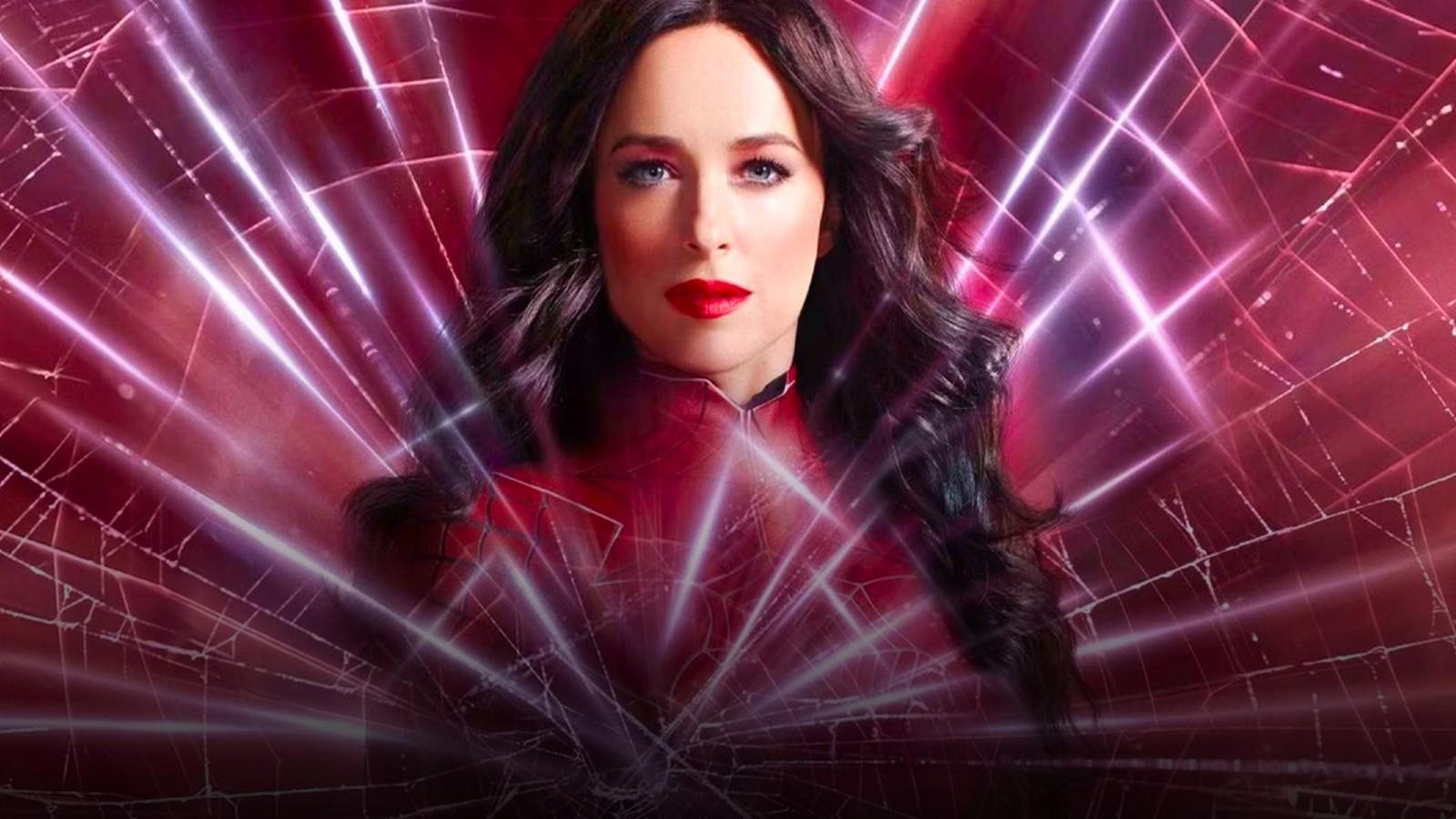 Dakota Johnson as Madame Web on the movie's poster.