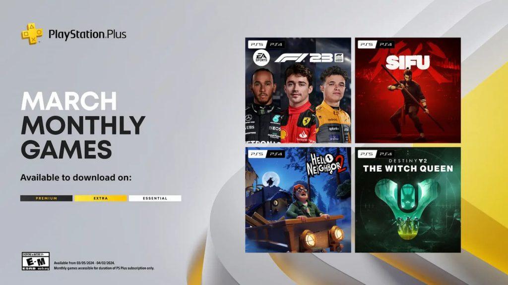 PS+ Essentials March 2024