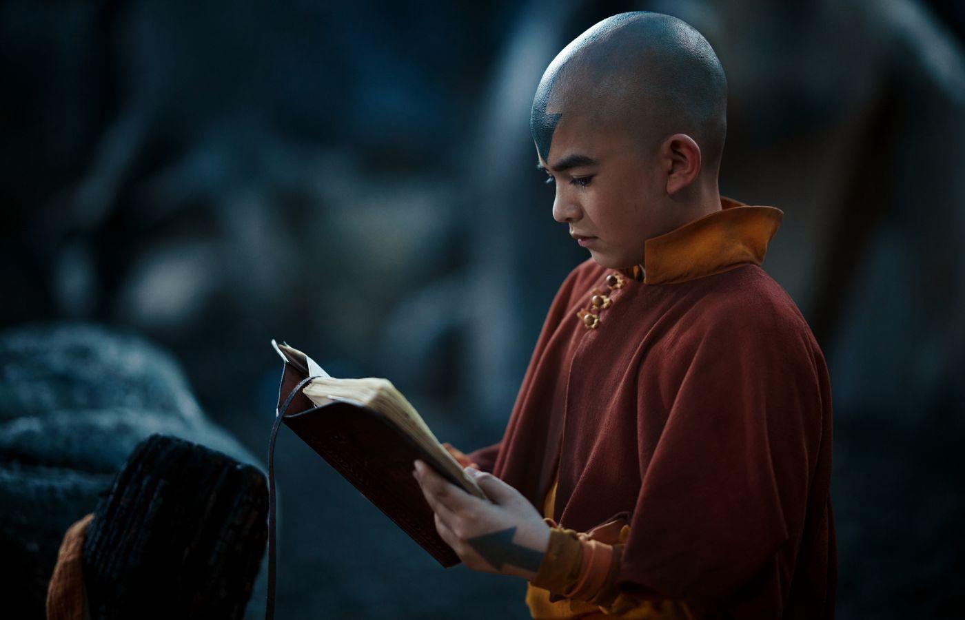 Aang in Netflix's Avatar: The Last Airbender