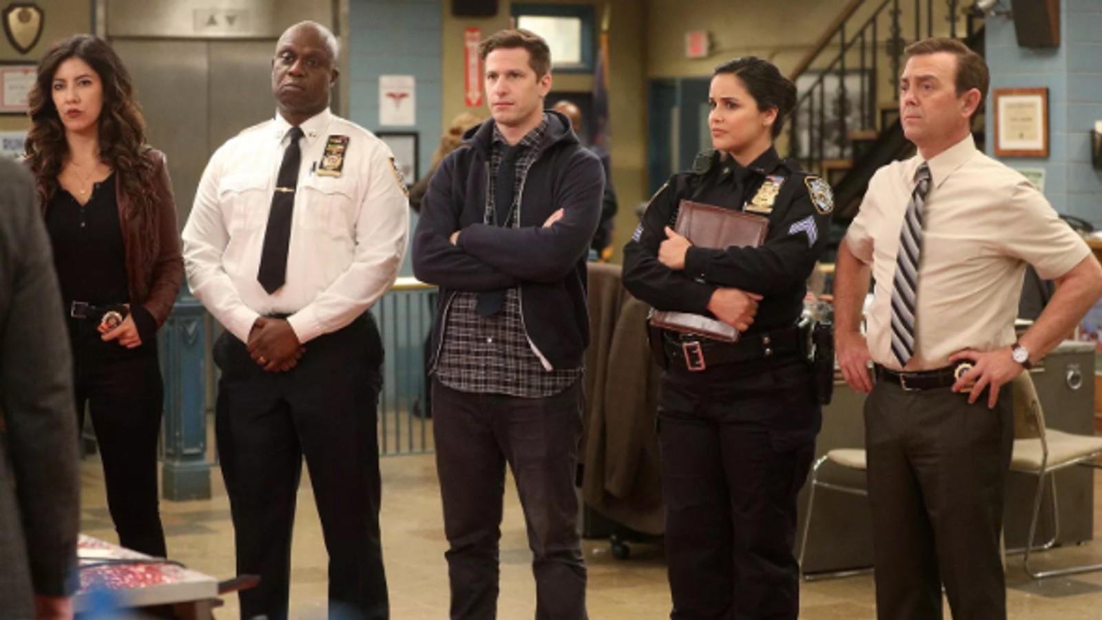 The cast of the comedy series Brooklyn Nine-Nine