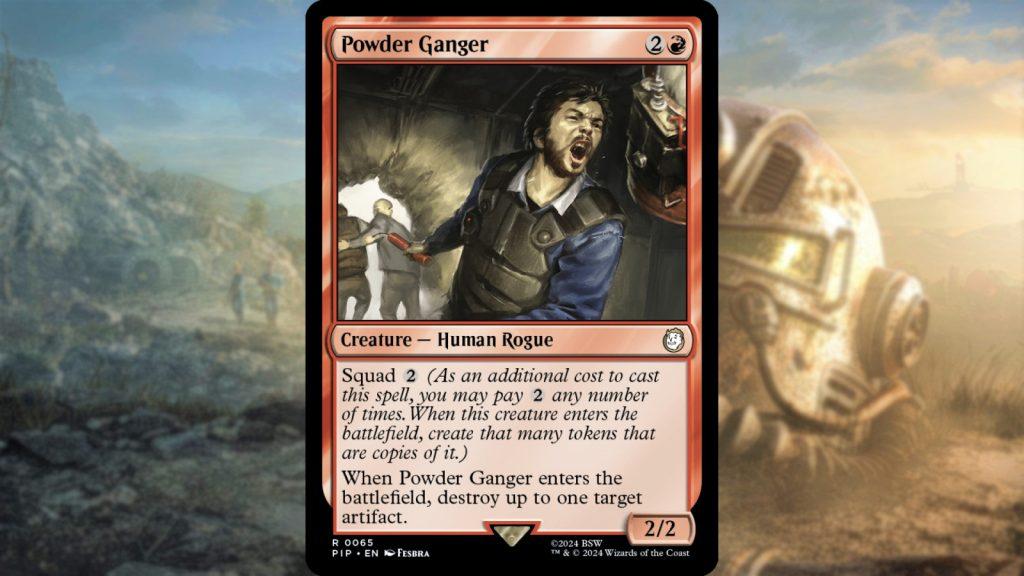 MTG Fallout Powder Ganger