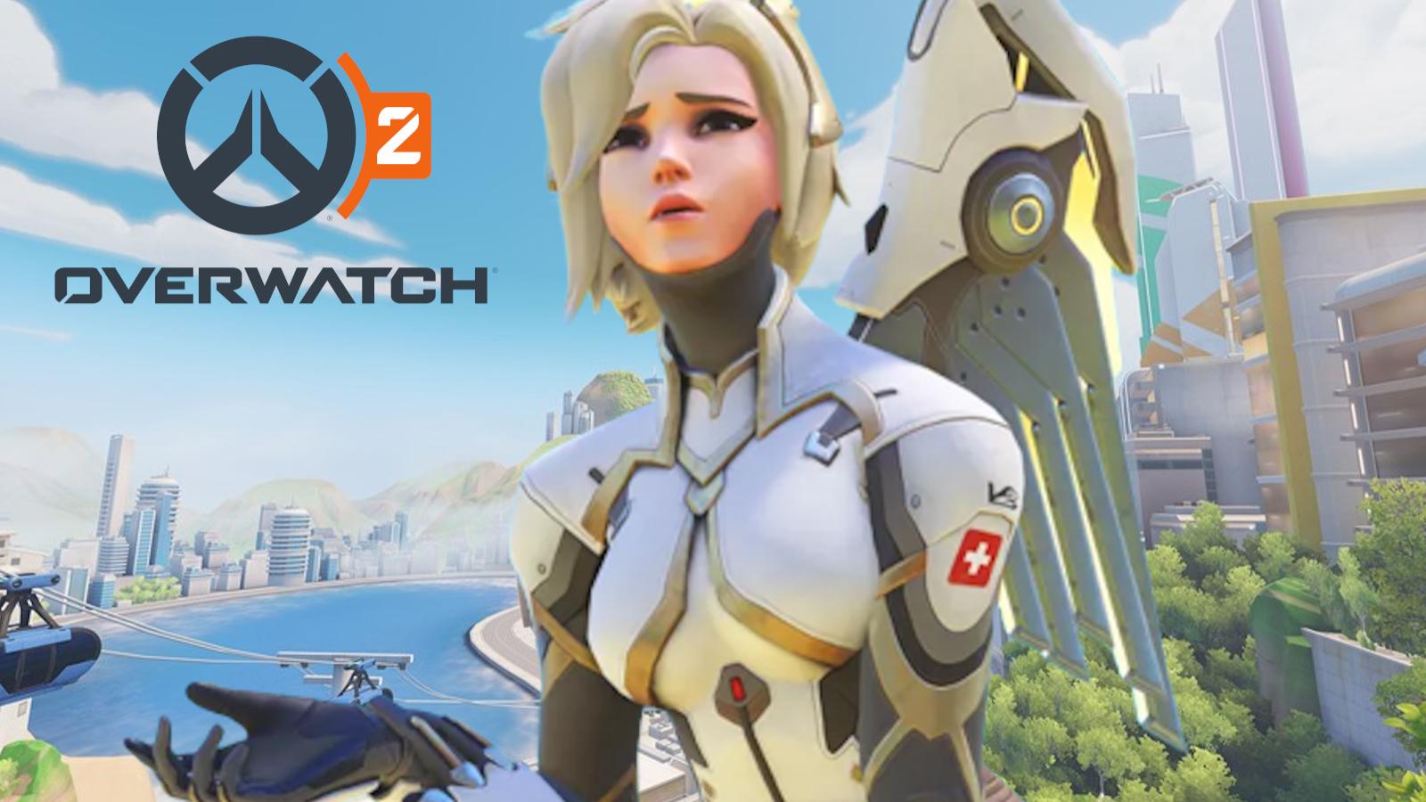 mercy looking upset in overwatch 2