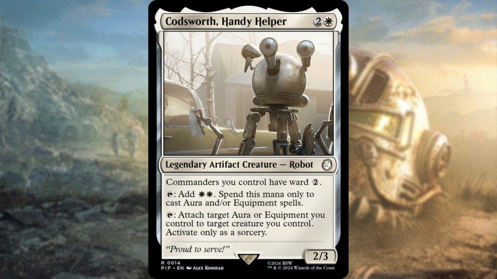 MTG Fallout Codsworth card