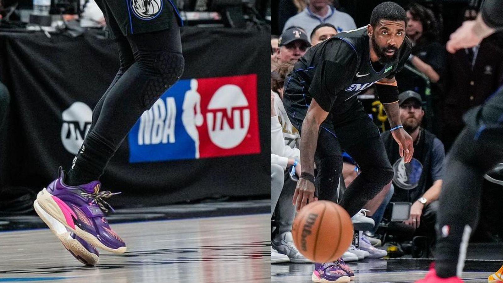 Dallas Mavericks' Kyrie Irving playing against the Phoenix Suns on February 23.