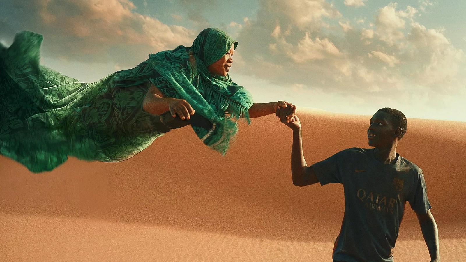 A scene on the sand dunes in El Capitano.