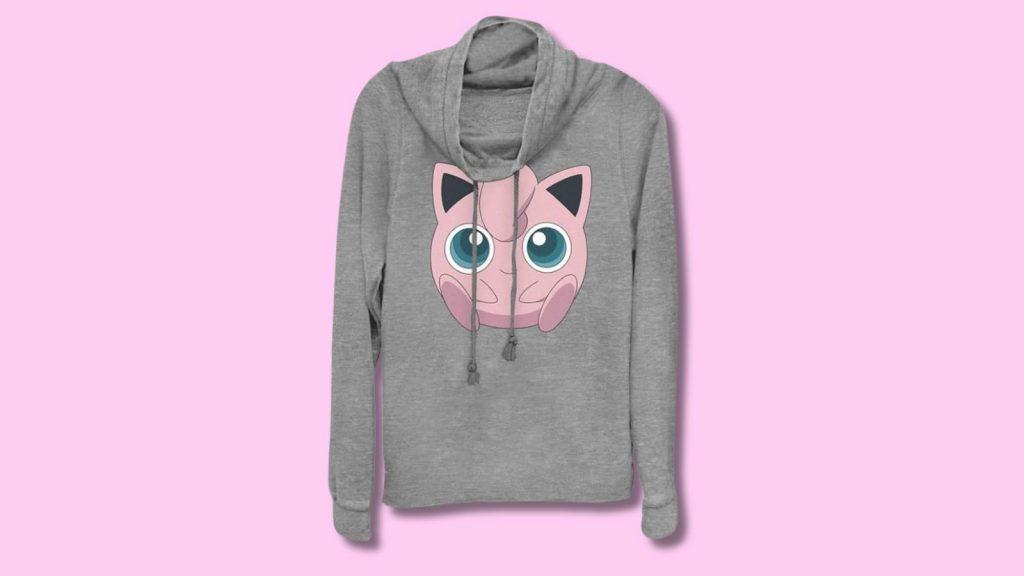 Jigglypuff cowl neck shirt.