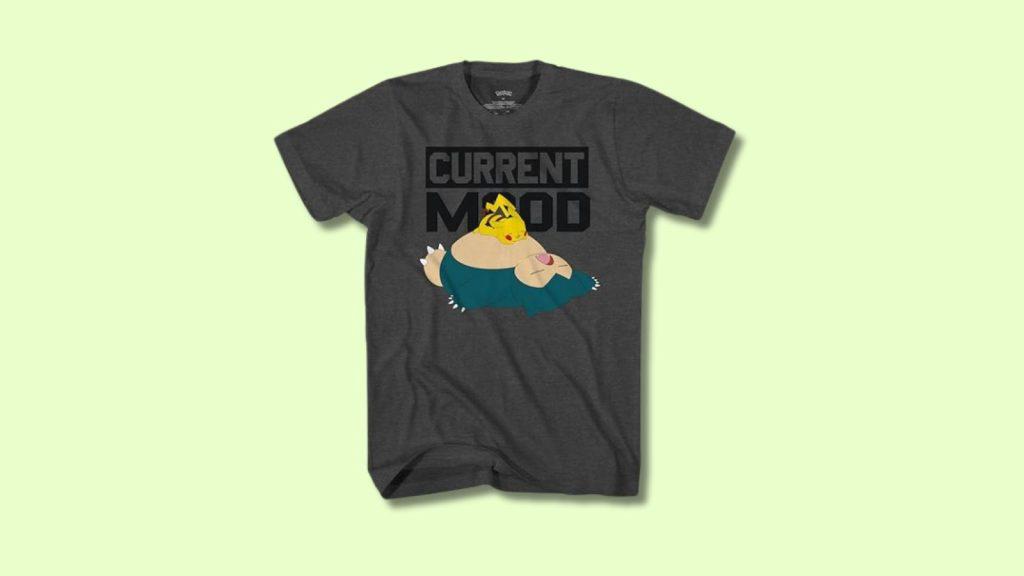 Snorlax t shirt.