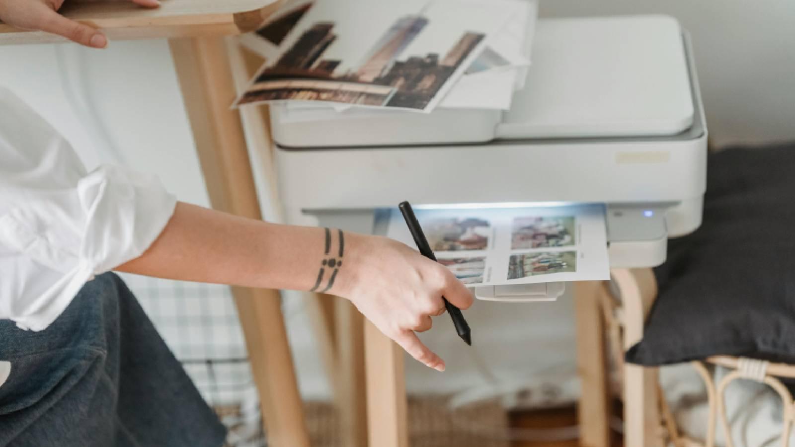 Printer in use