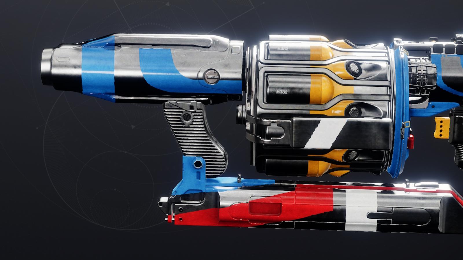 The Hullabaloo heavy grenade launcher in Destiny 2.