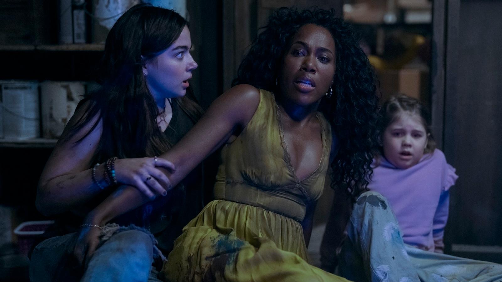 Taegen Burns as Taylor, DeWanda Wise as Jessica and Pyper Braun as Alice in Imaginary