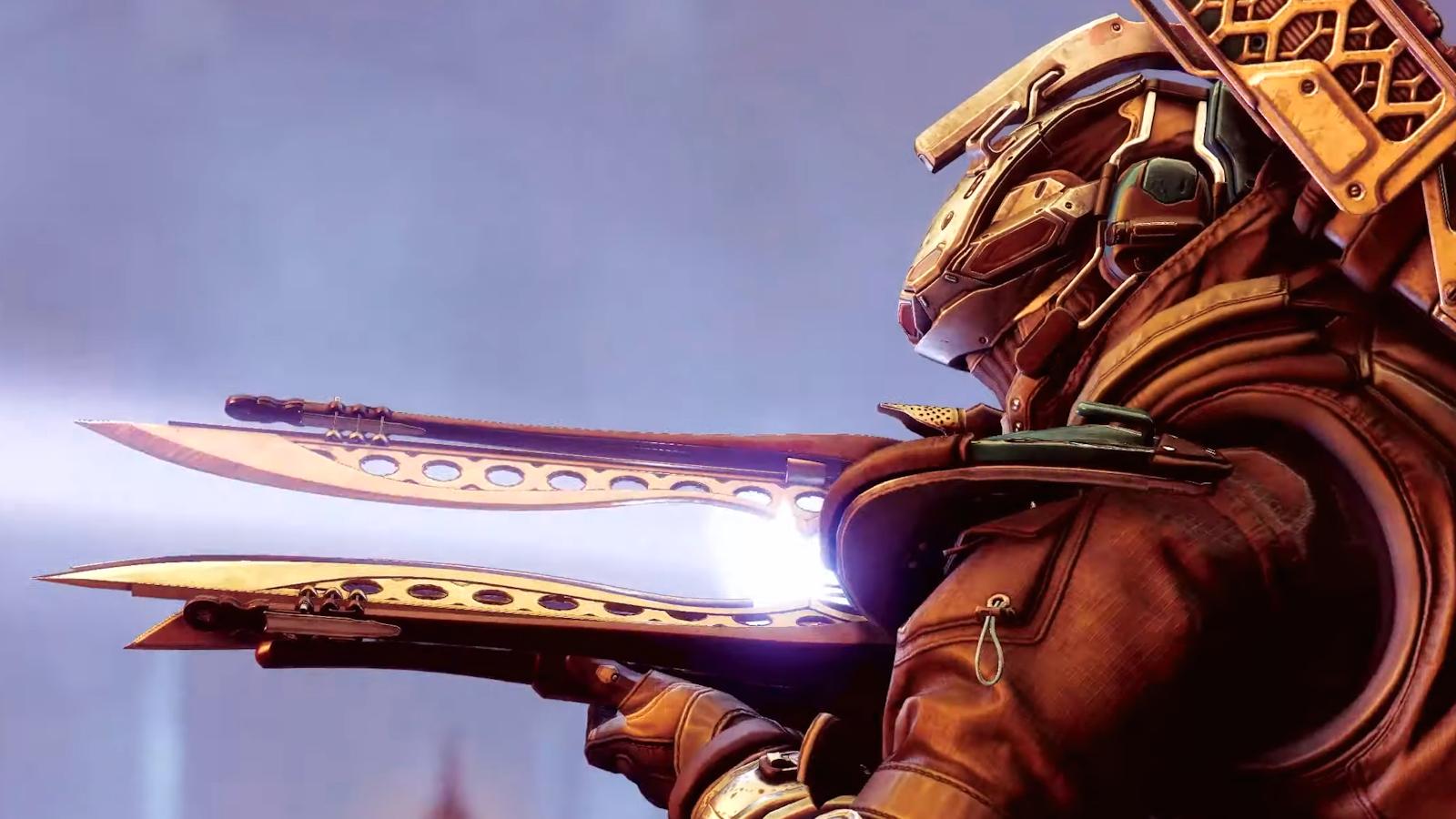 The Microchosm Exotic weapon in Destiny 2.