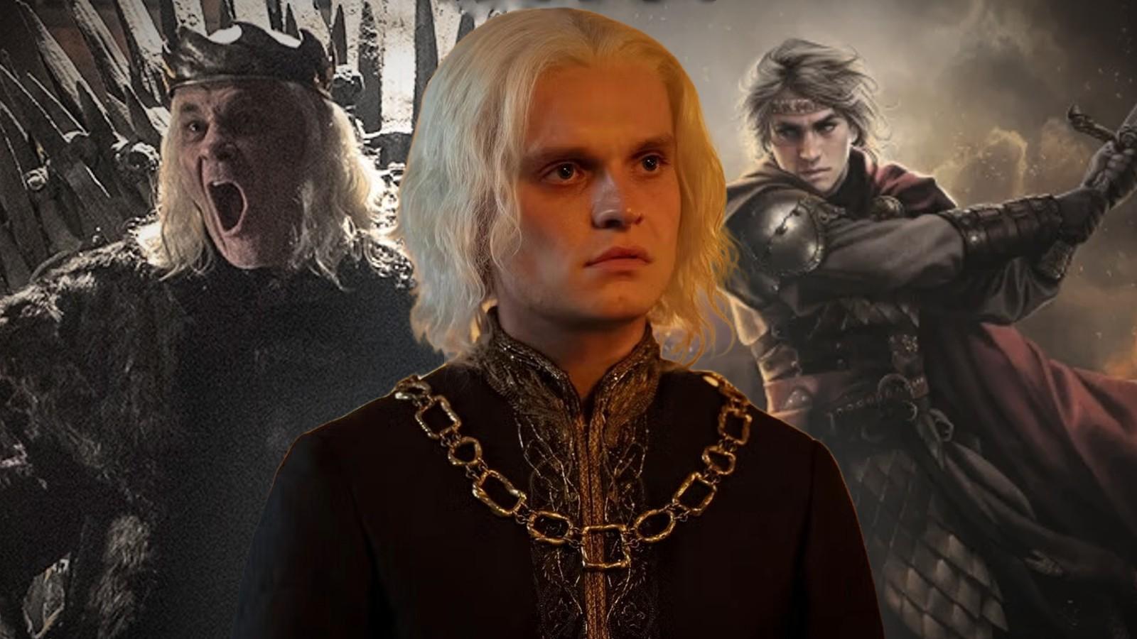 Mad King, Aegon, and Aegon the Conqueror, three Targaryen kings