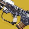 A thumbnail image of the No Time To Explain exotic pulse rifle in Destiny 2.