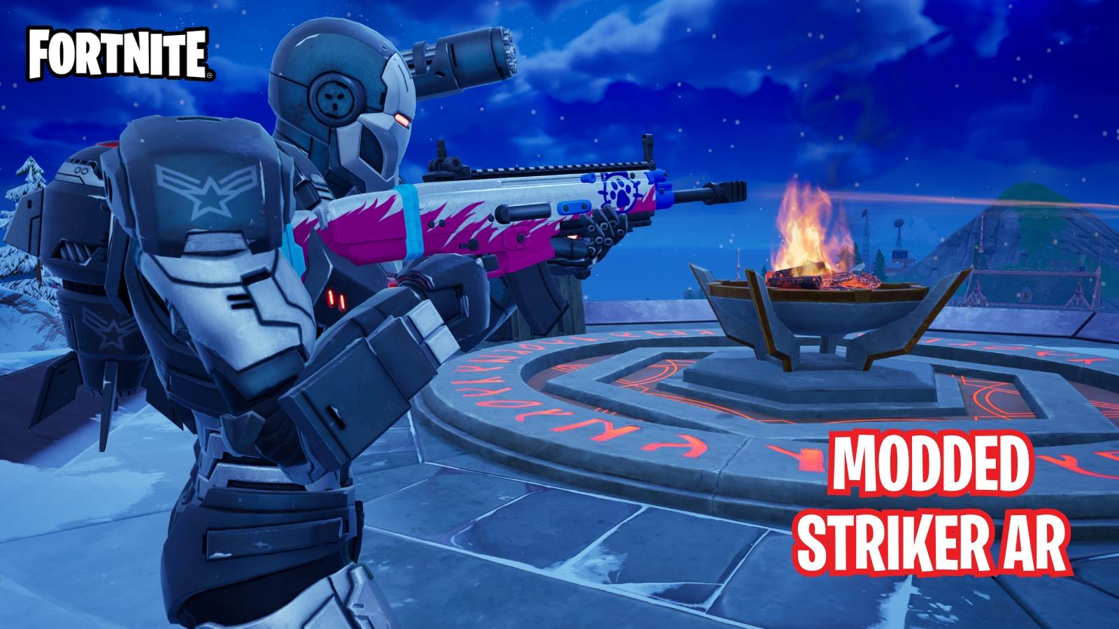 Modded Striker AR in Fortnite