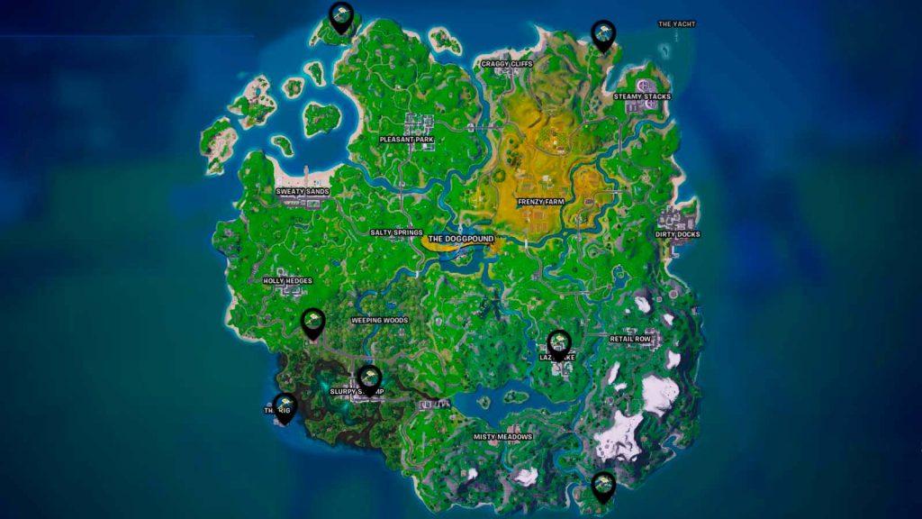 map fortnite