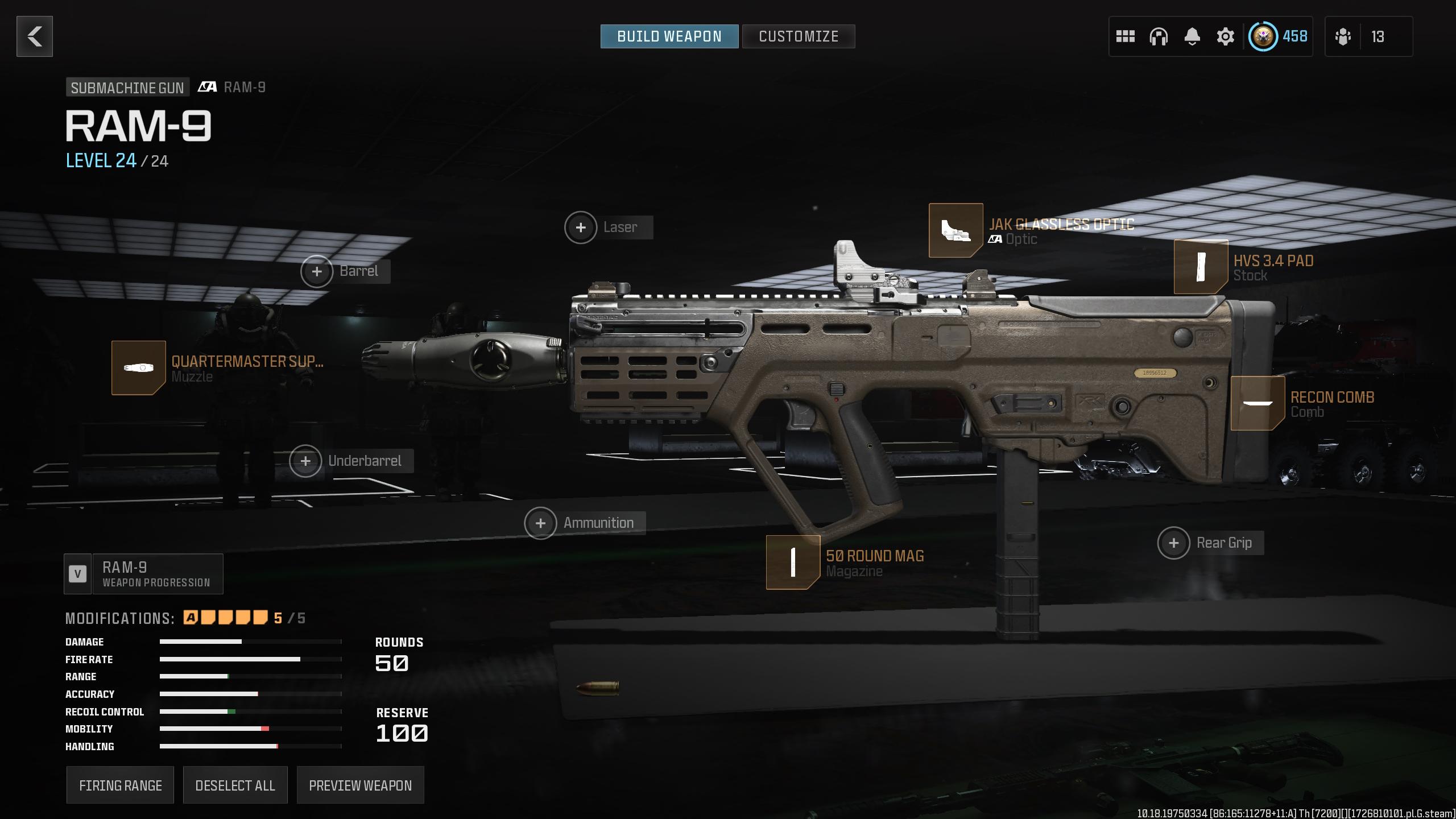 An image of the best RAM-9 loadout to use in Warzone.