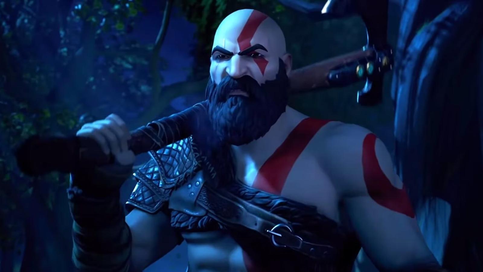 Kratos skin in Fortnite