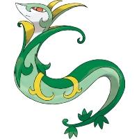 Artwork of the Pokemon Serperior