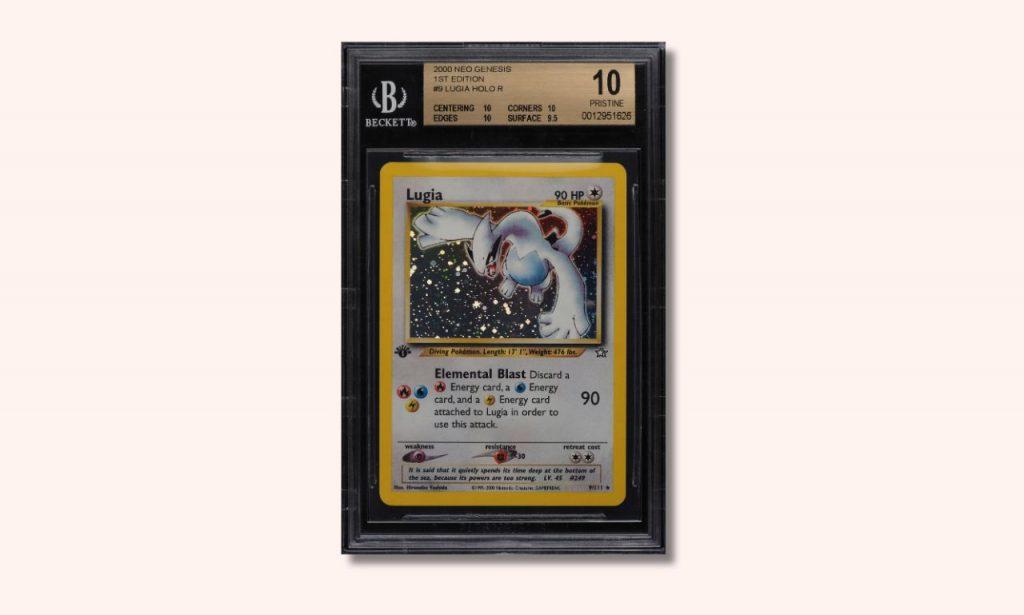 Neo Genesis Lugia Pokemon card.