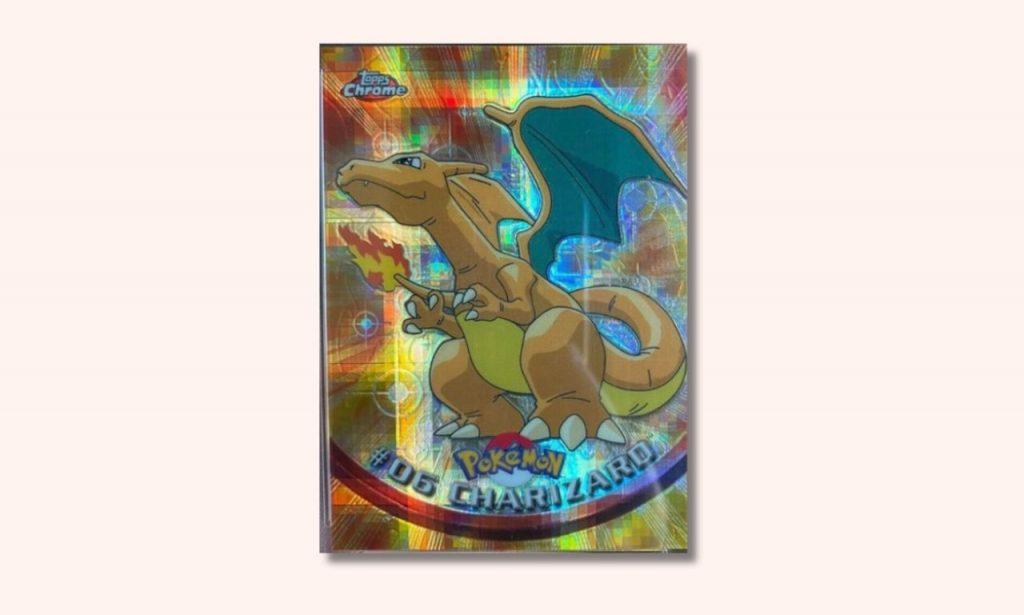 Topps Chrome Charizard.